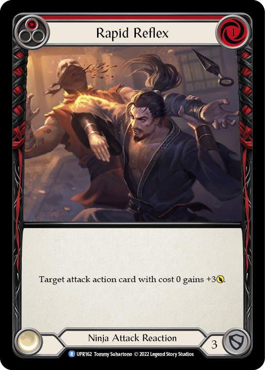 Rapid Reflex (Red) [UPR162] (Uprising)  Rainbow Foil | Card Merchant Takapuna