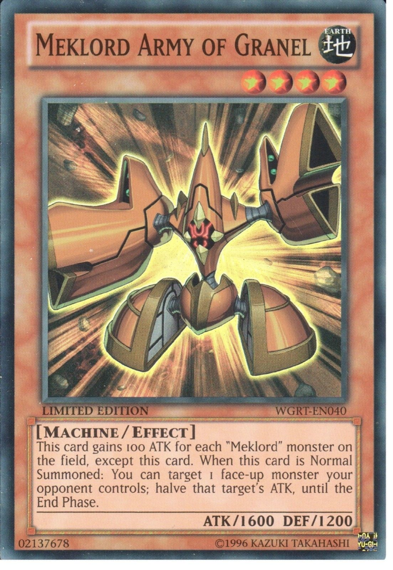 Meklord Army of Granel [WGRT-EN040] Super Rare | Card Merchant Takapuna