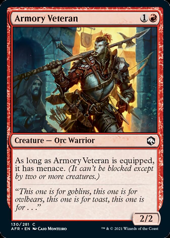 Armory Veteran [Dungeons & Dragons: Adventures in the Forgotten Realms] | Card Merchant Takapuna