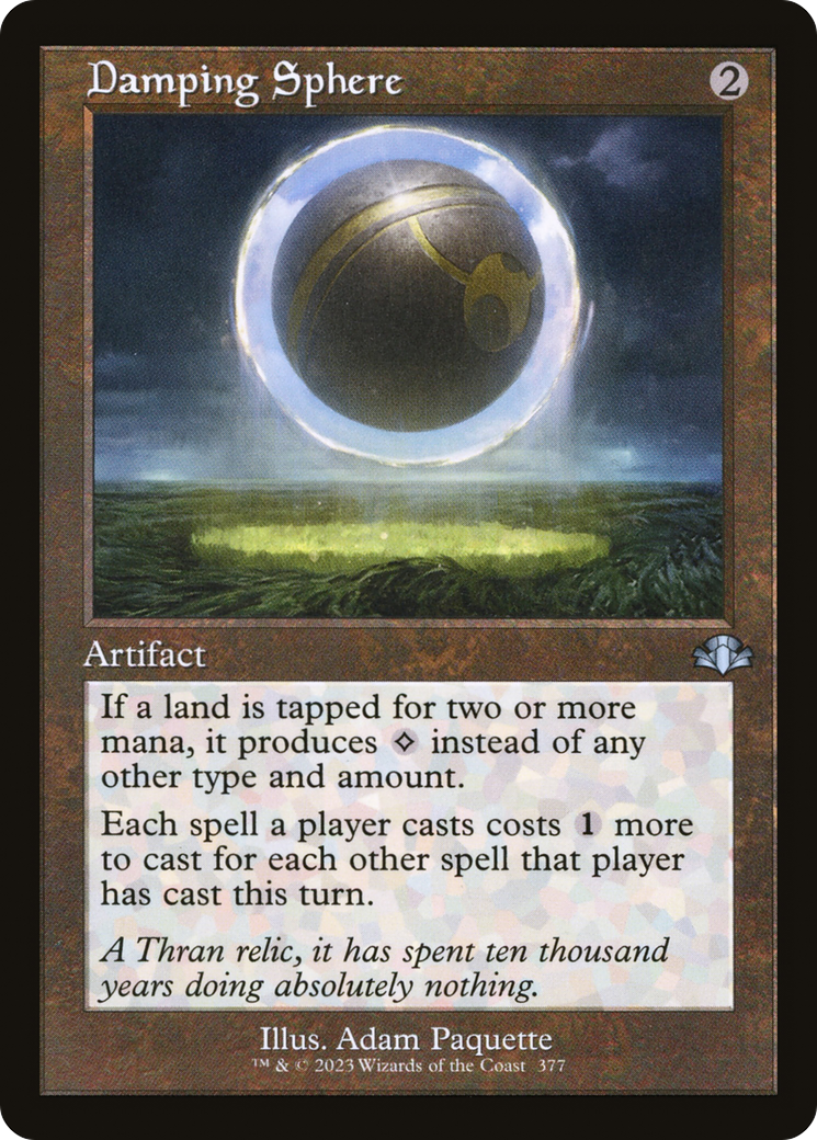 Damping Sphere (Retro) [Dominaria Remastered] | Card Merchant Takapuna