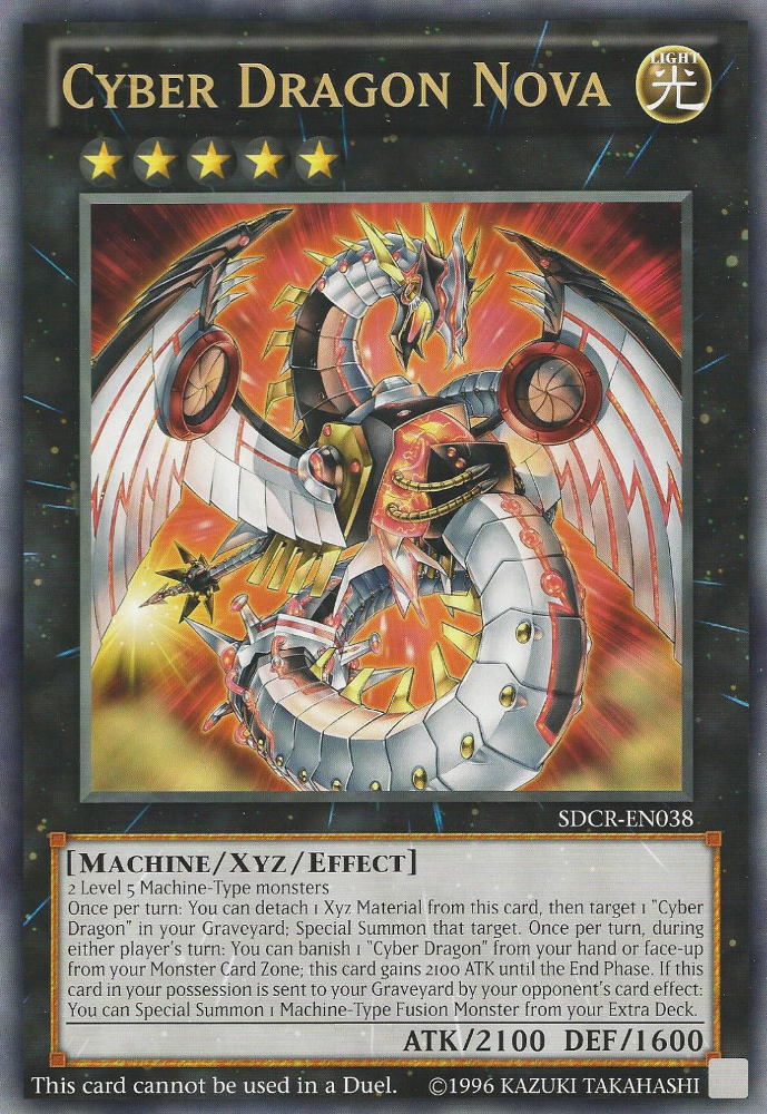 Cyber Dragon Nova (Oversized) (Machine Madness) [SDCR-EN038] Promo | Card Merchant Takapuna