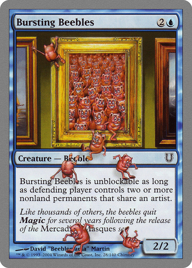 Bursting Beebles [Unhinged] | Card Merchant Takapuna