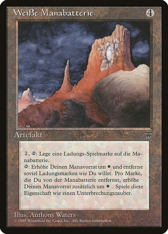 White Mana Battery (German) - "WeiBe Manabatterie" [Renaissance] | Card Merchant Takapuna
