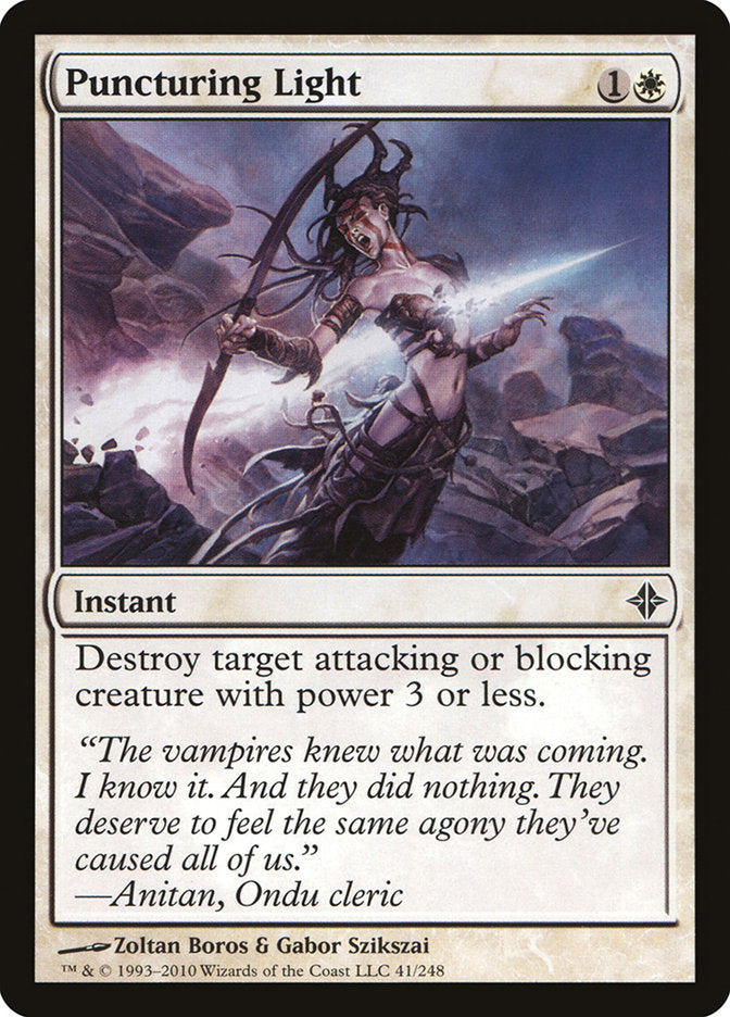 Puncturing Light [Rise of the Eldrazi] | Card Merchant Takapuna