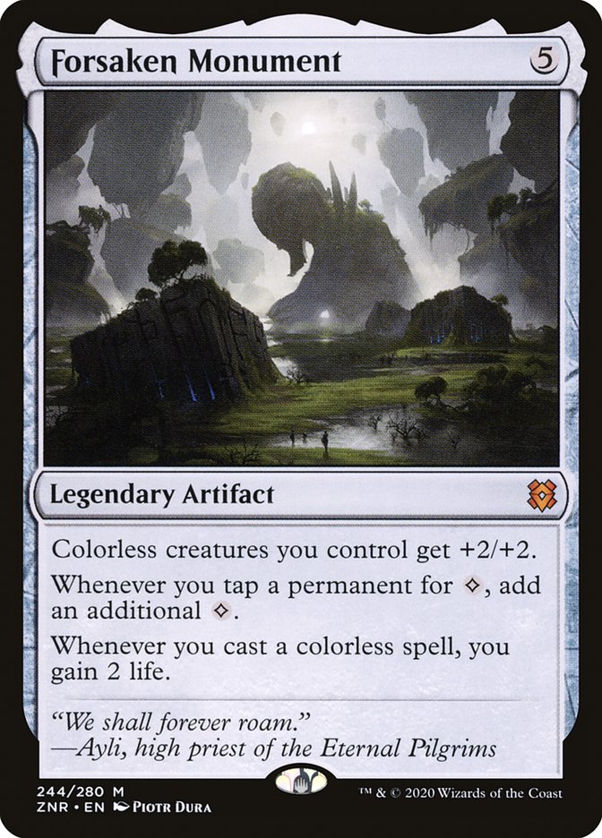 Forsaken Monument [Zendikar Rising] | Card Merchant Takapuna