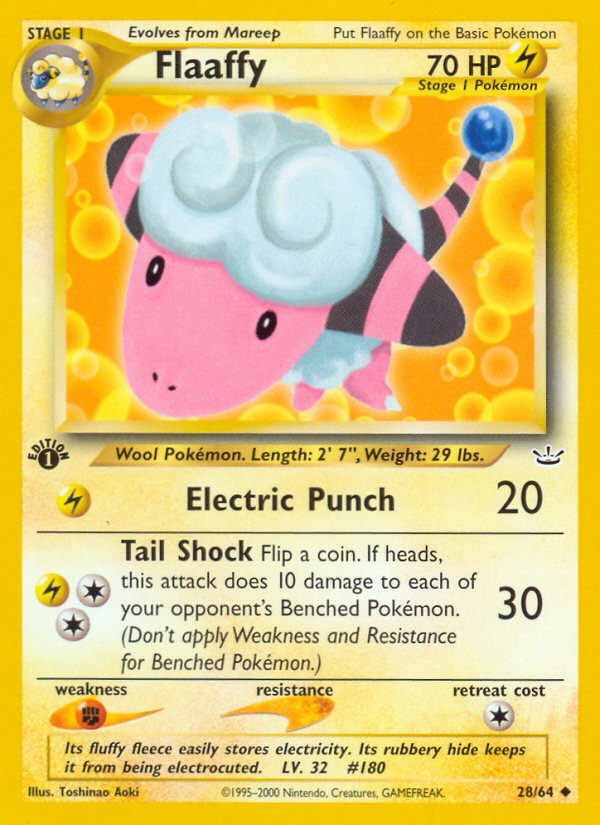 Flaaffy (28/64) [Neo Revelation 1st Edition] | Card Merchant Takapuna