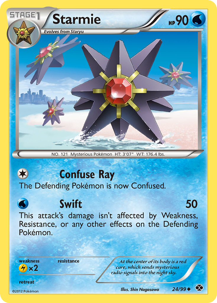 Starmie (24/99) [Black & White: Next Destinies] | Card Merchant Takapuna