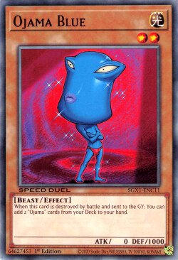 Ojama Blue [SGX1-ENC11] Common | Card Merchant Takapuna