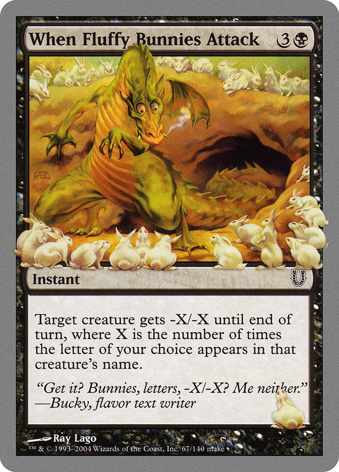 When Fluffy Bunnies Attack [Unhinged] | Card Merchant Takapuna