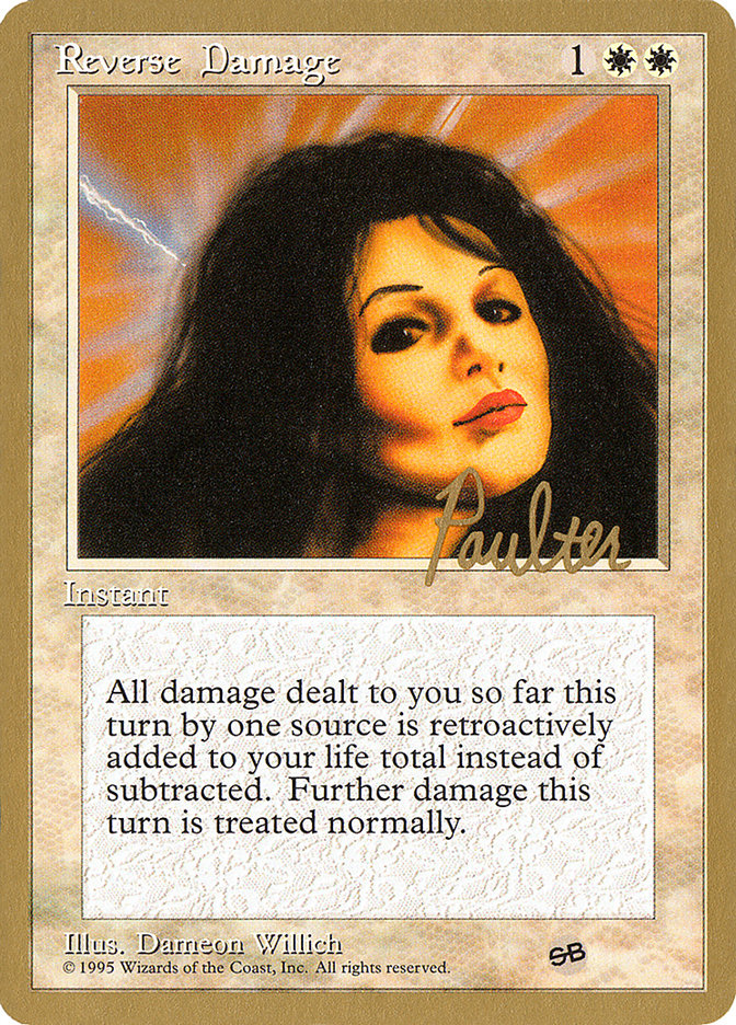 Reverse Damage (Preston Poulter) (SB) [Pro Tour Collector Set] | Card Merchant Takapuna