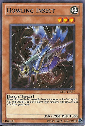 Howling Insect (Blue) [DL13-EN007] Rare | Card Merchant Takapuna