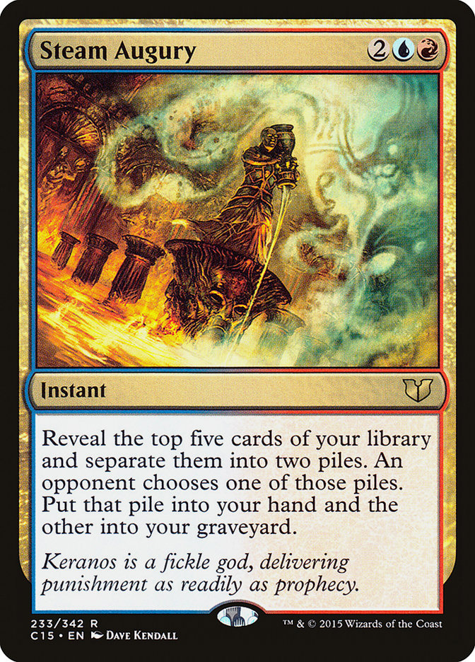 Steam Augury [Commander 2015] | Card Merchant Takapuna