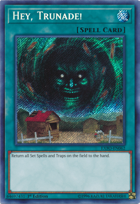 Hey, Trunade! [EXFO-EN062] Secret Rare | Card Merchant Takapuna