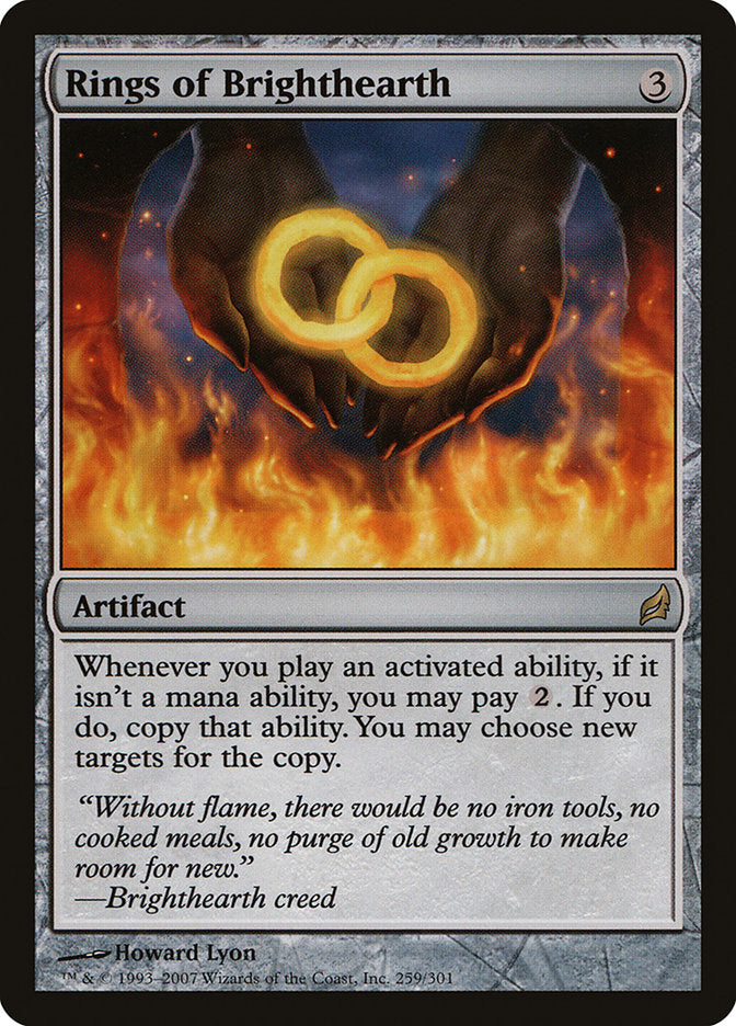 Rings of Brighthearth [Lorwyn] | Card Merchant Takapuna