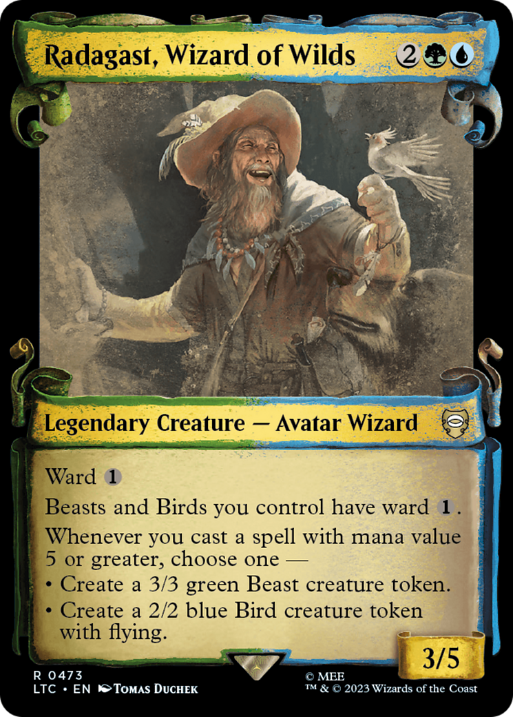 Radagast, Wizard of Wilds [The Lord of the Rings: Tales of Middle-Earth Commander Showcase Scrolls] | Card Merchant Takapuna