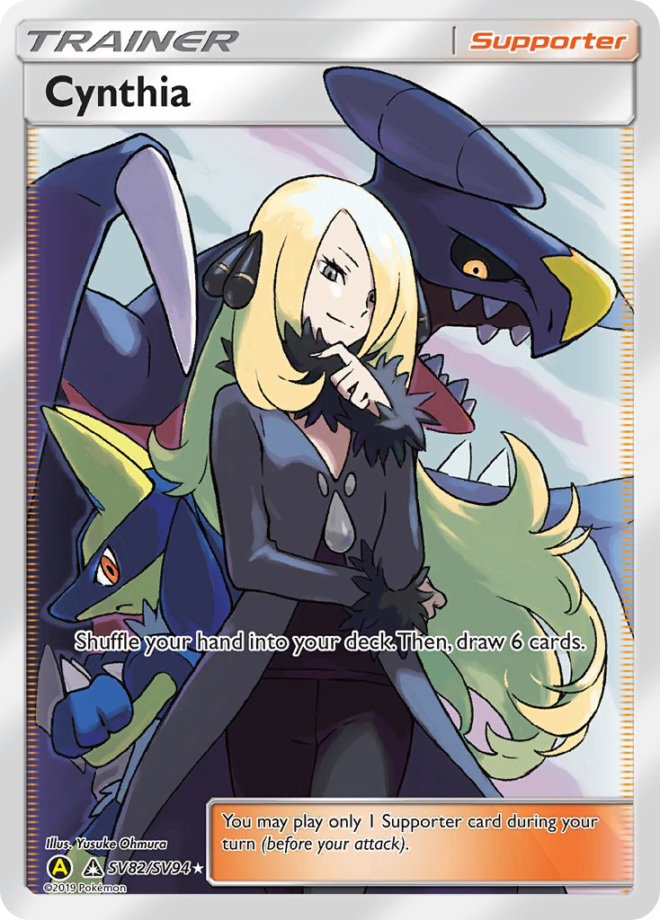 Cynthia (SV82/SV94) [Sun & Moon: Hidden Fates - Shiny Vault] | Card Merchant Takapuna