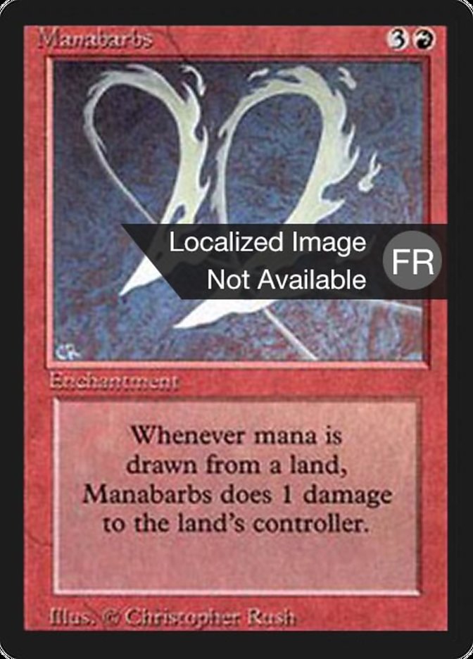 Manabarbs [Foreign Black Border] | Card Merchant Takapuna
