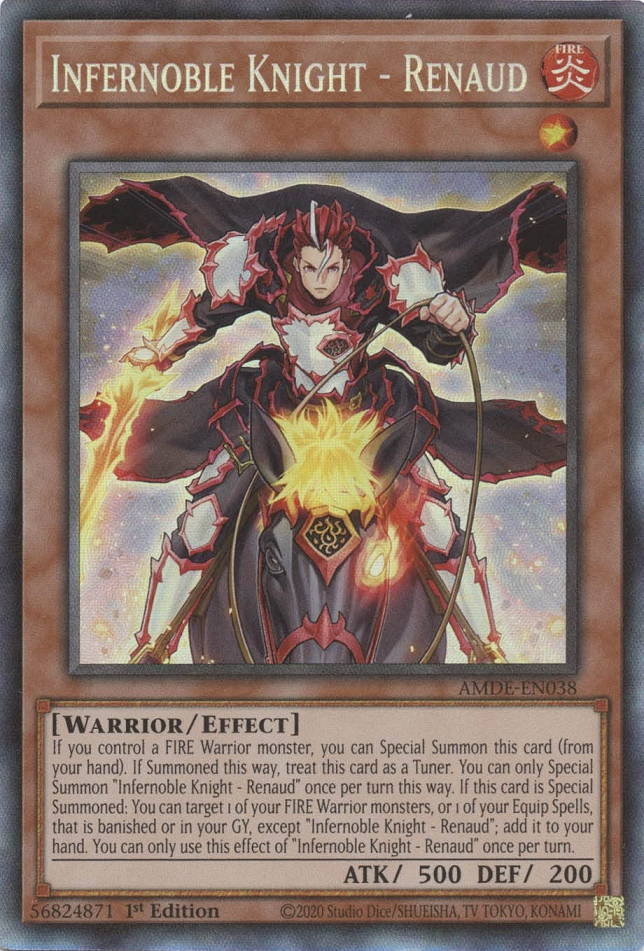 Infernoble Knight - Renaud [AMDE-EN038] Collector's Rare | Card Merchant Takapuna