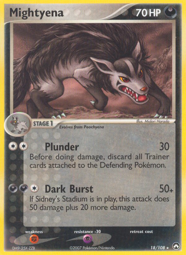 Mightyena (18/108) [EX: Power Keepers] | Card Merchant Takapuna