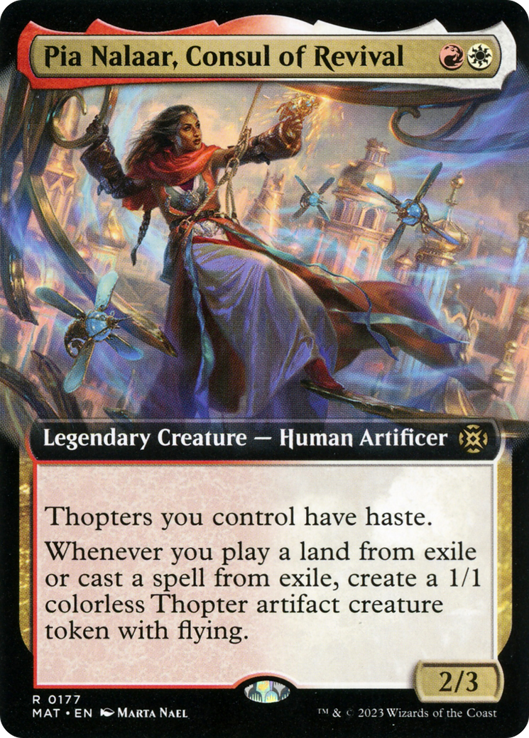 Pia Nalaar, Consul of Revival (Extended Art) [March of the Machine: The Aftermath] | Card Merchant Takapuna