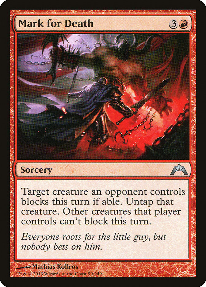 Mark for Death [Gatecrash] | Card Merchant Takapuna
