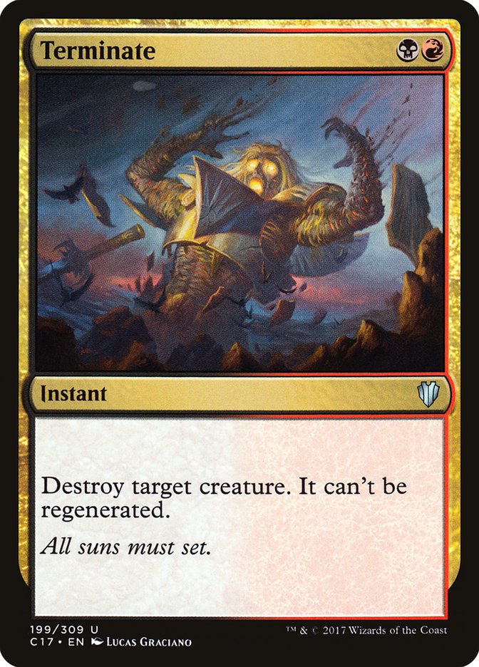 Terminate [Commander 2017] | Card Merchant Takapuna