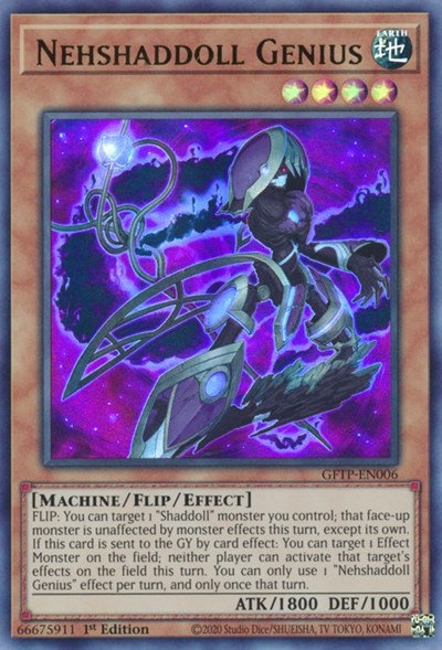 Nehshaddoll Genius [GFTP-EN006] Ultra Rare | Card Merchant Takapuna
