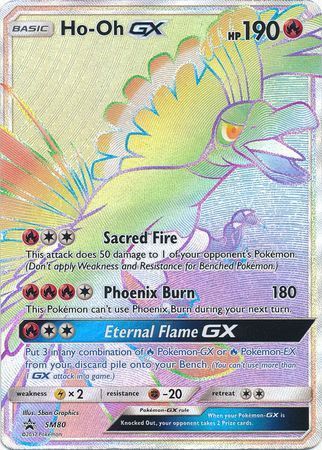 Ho-Oh GX (SM80) (Jumbo Card) [Sun & Moon: Black Star Promos] | Card Merchant Takapuna