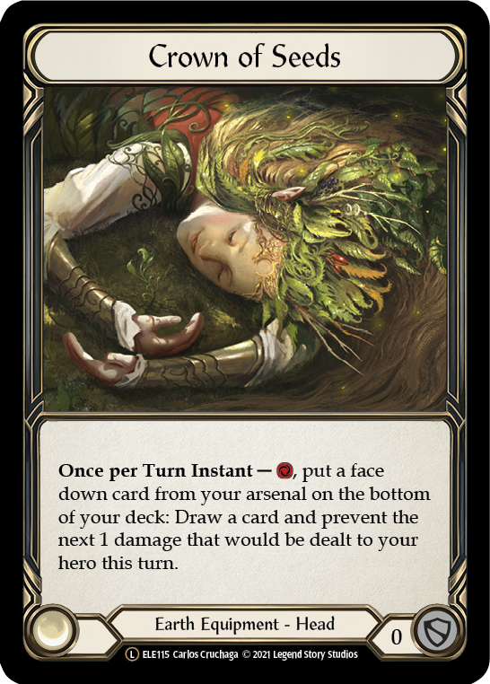 Crown of Seeds [U-ELE115] (Tales of Aria Unlimited)  Unlimited Rainbow Foil | Card Merchant Takapuna