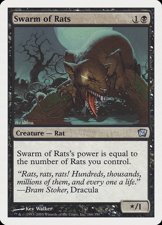 Swarm of Rats [Ninth Edition] | Card Merchant Takapuna
