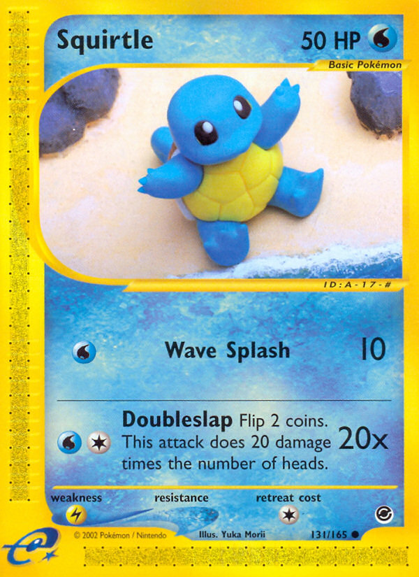Squirtle (131/165) [Expedition: Base Set] | Card Merchant Takapuna
