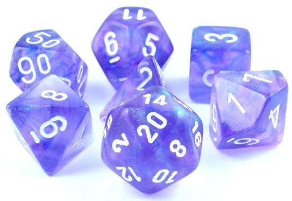Borealis Purple/White 7 Die-Set | Card Merchant Takapuna