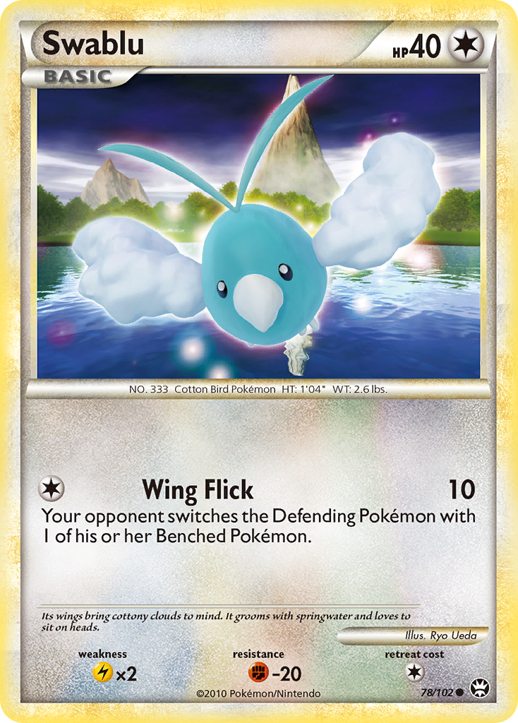 Swablu (78/102) [HeartGold & SoulSilver: Triumphant] | Card Merchant Takapuna
