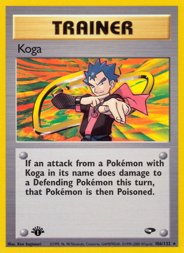 Koga (106/132) [Gym Challenge 1st Edition] | Card Merchant Takapuna