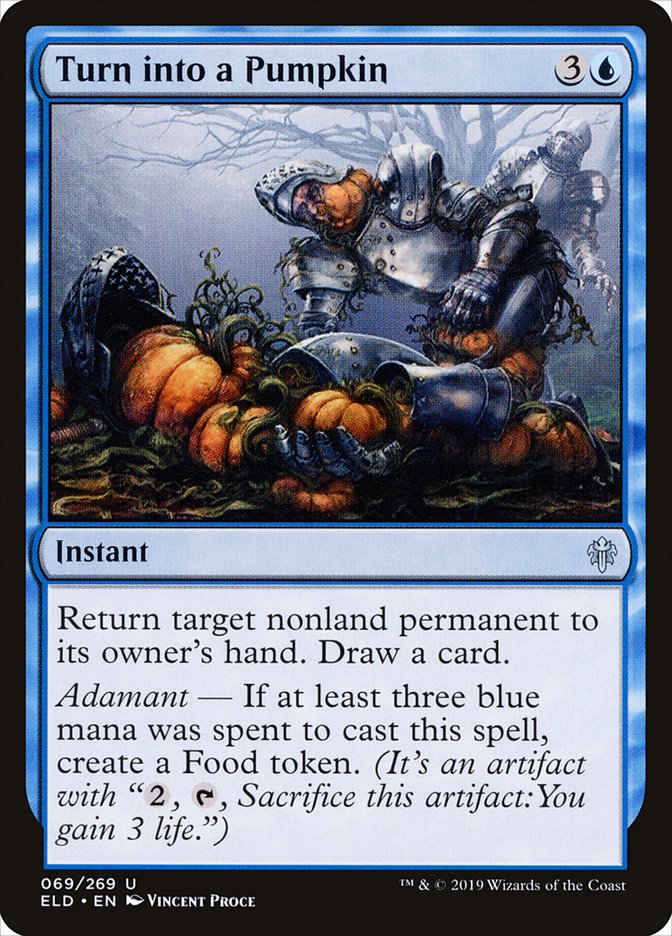 Turn into a Pumpkin [Throne of Eldraine] | Card Merchant Takapuna