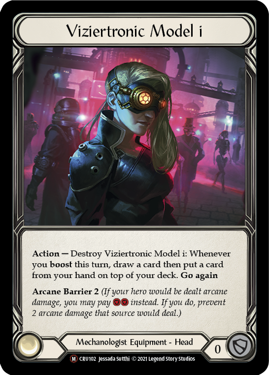 Viziertronic Model i [U-CRU102] (Crucible of War Unlimited)  Unlimited Rainbow Foil | Card Merchant Takapuna