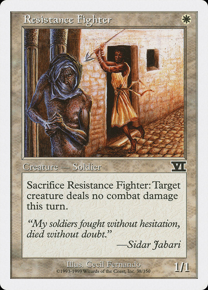 Resistance Fighter [Classic Sixth Edition] | Card Merchant Takapuna