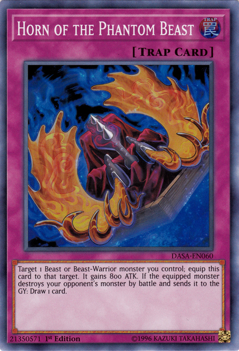 Horn of the Phantom Beast [DASA-EN060] Super Rare | Card Merchant Takapuna