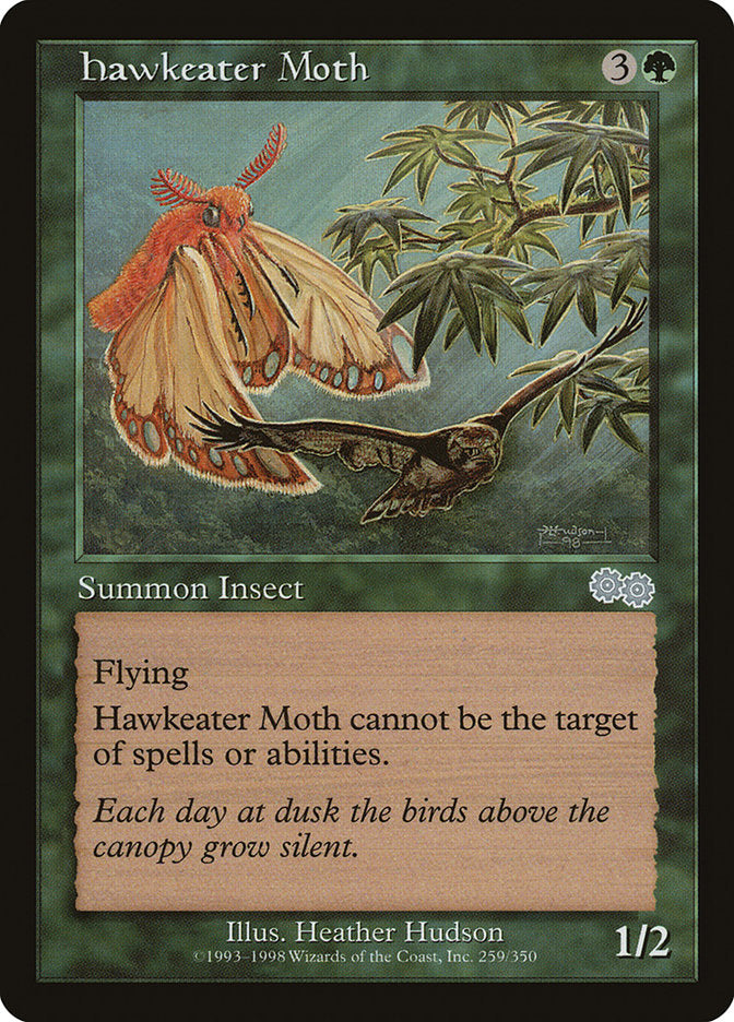 Hawkeater Moth [Urza's Saga] | Card Merchant Takapuna