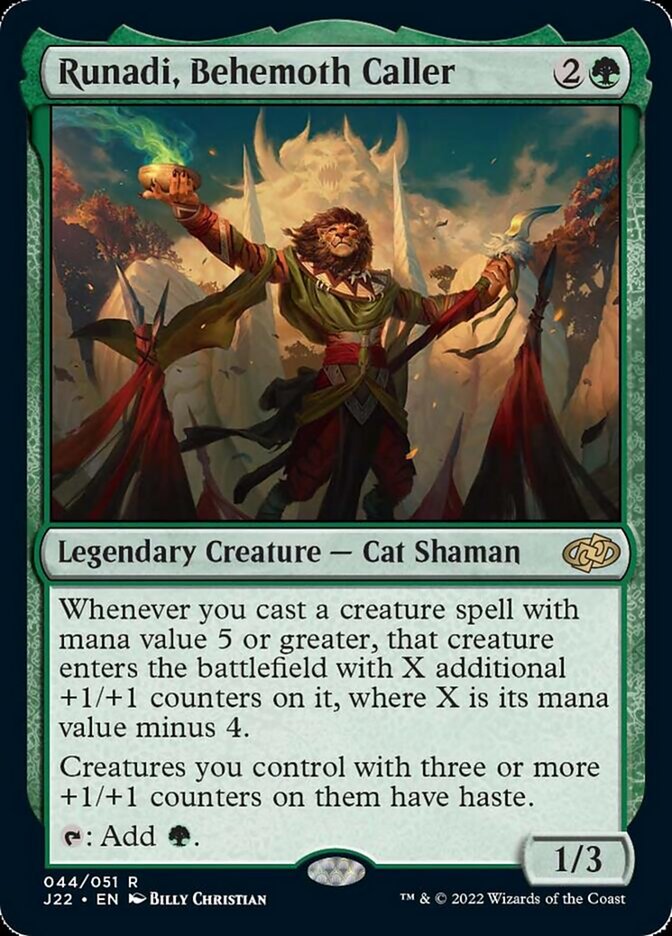 Runadi, Behemoth Caller [Jumpstart 2022] | Card Merchant Takapuna