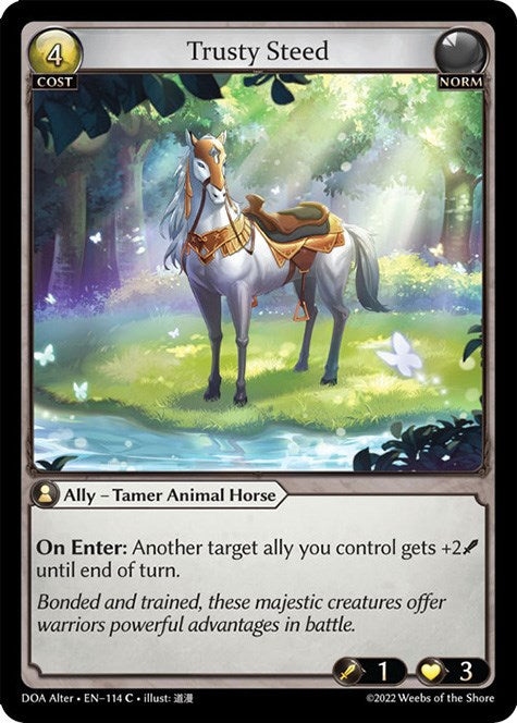 Trusty Steed (114) [Dawn of Ashes: Alter Edition] | Card Merchant Takapuna
