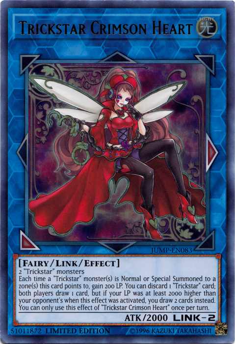 Trickstar Crimson Heart [JUMP-EN083] Ultra Rare | Card Merchant Takapuna