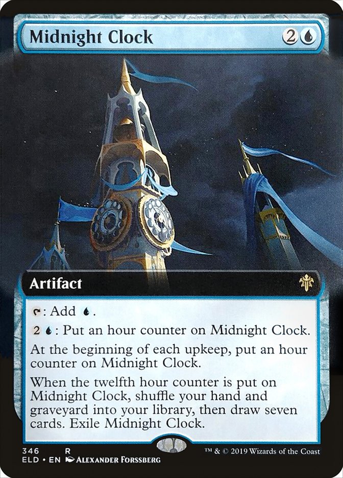 Midnight Clock (Extended Art) [Throne of Eldraine] | Card Merchant Takapuna