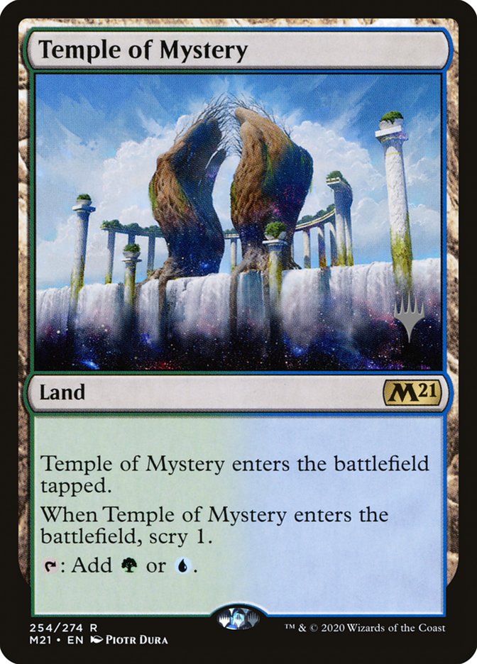 Temple of Mystery (Promo Pack) [Core Set 2021 Promos] | Card Merchant Takapuna