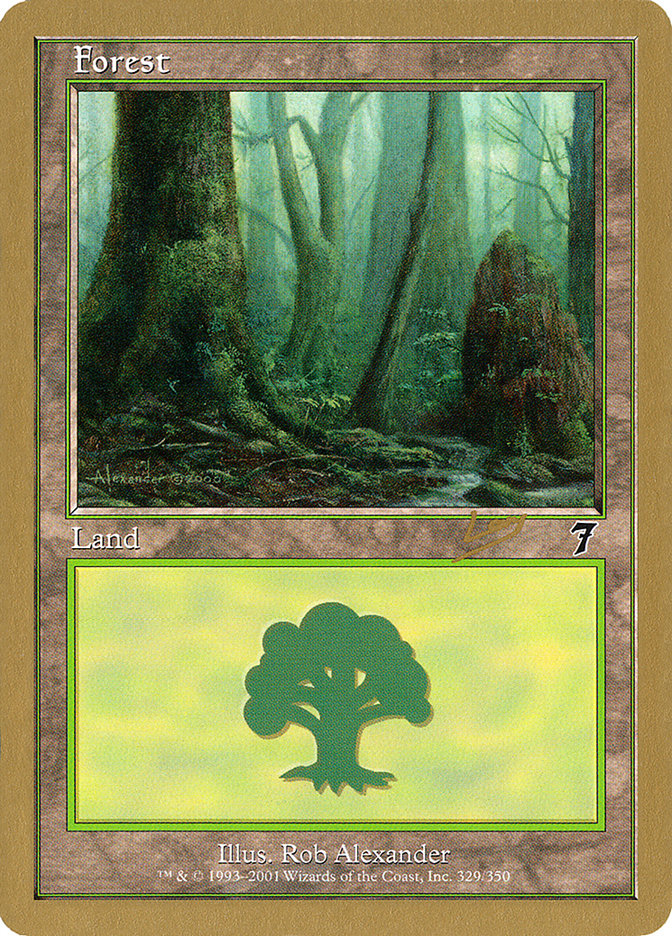 Forest (rl329) (Raphael Levy) [World Championship Decks 2002] | Card Merchant Takapuna
