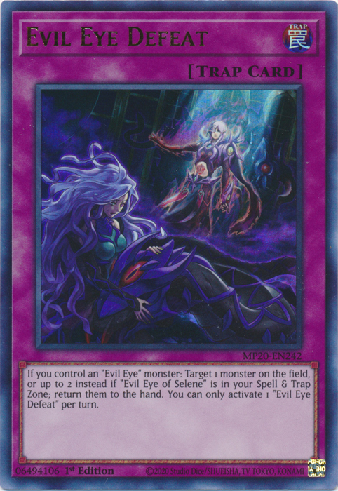 Evil Eye Defeat [MP20-EN242] Ultra Rare | Card Merchant Takapuna