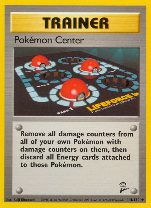 Pokemon Center (114/130) [Base Set 2] | Card Merchant Takapuna
