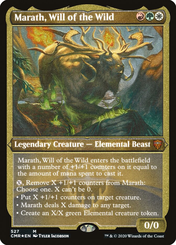 Marath, Will of the Wild (Etched) [Commander Legends] | Card Merchant Takapuna