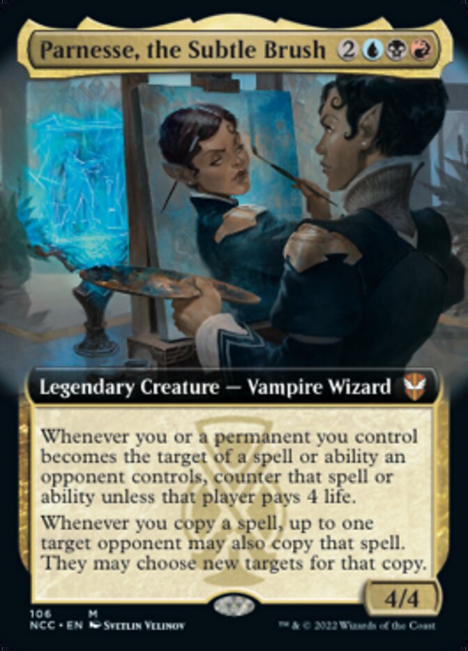 Parnesse, the Subtle Brush (Extended Art) [Streets of New Capenna Commander] | Card Merchant Takapuna