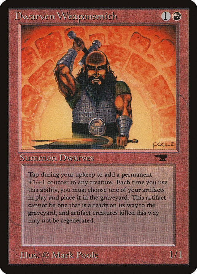 Dwarven Weaponsmith [Antiquities] | Card Merchant Takapuna